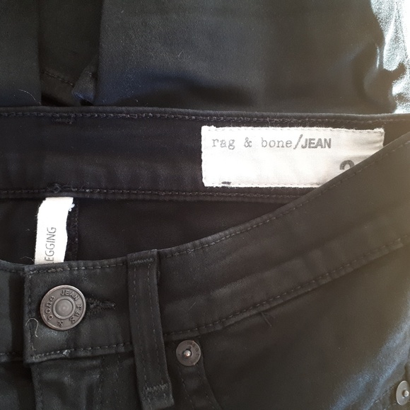 Rag and Bone black leggings - Picture 2 of 6